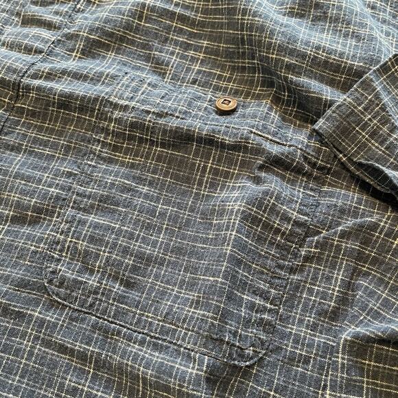 Patagonia Back Step Shirt Organic Cotton Blue Check XXL S126 - Picture 4 of 11